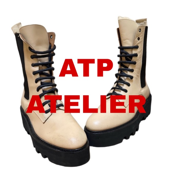 ATP Atelier Shoes - AUTHENTIC ATP Atelier
Leather Combat Boots